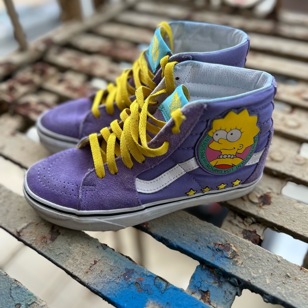 Sk8-Hi The Simpsons Lisa for Prez good condition with box (used)